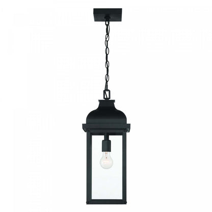 Madrid 1 Light Outdoor Pendant, Black Lamp | Suspension D’exterieur Madrid A 1 lampe, Noire