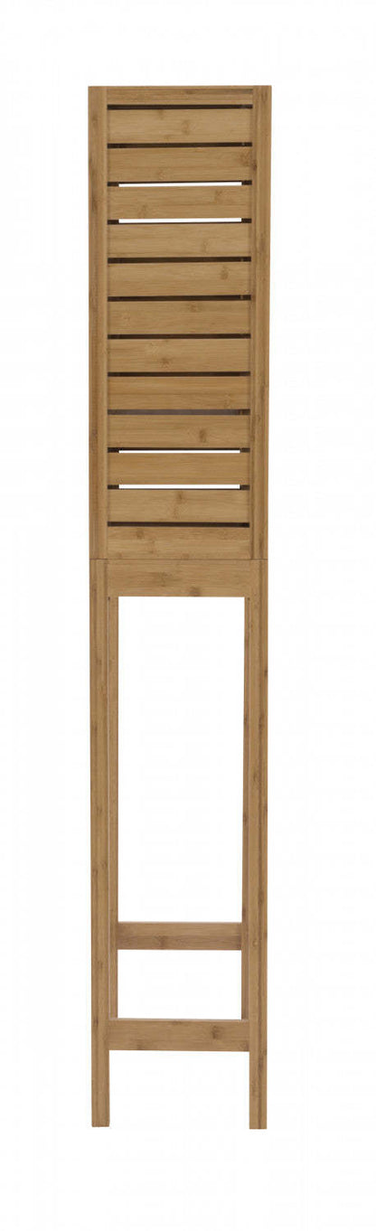 Bracken Bamboo Space-Saver Accent Cabinet - Naturel|Armoire décorative à économie d'espace Bracken en bambou - naturel