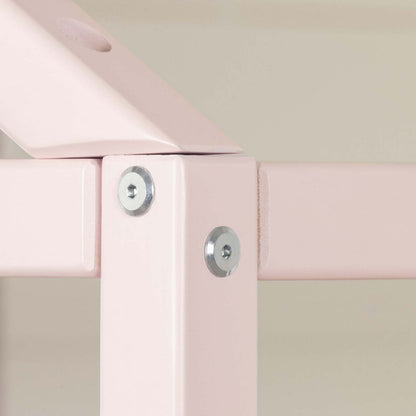 Lit cabane double Sweedi - Rose | Sweedi Maison de Lit Simple - Rose | D83GNK40