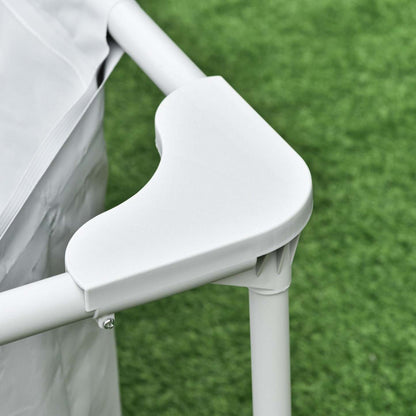 Outsunny 8,3' X 5' X 26 Cadre de piscine hors sol, gris