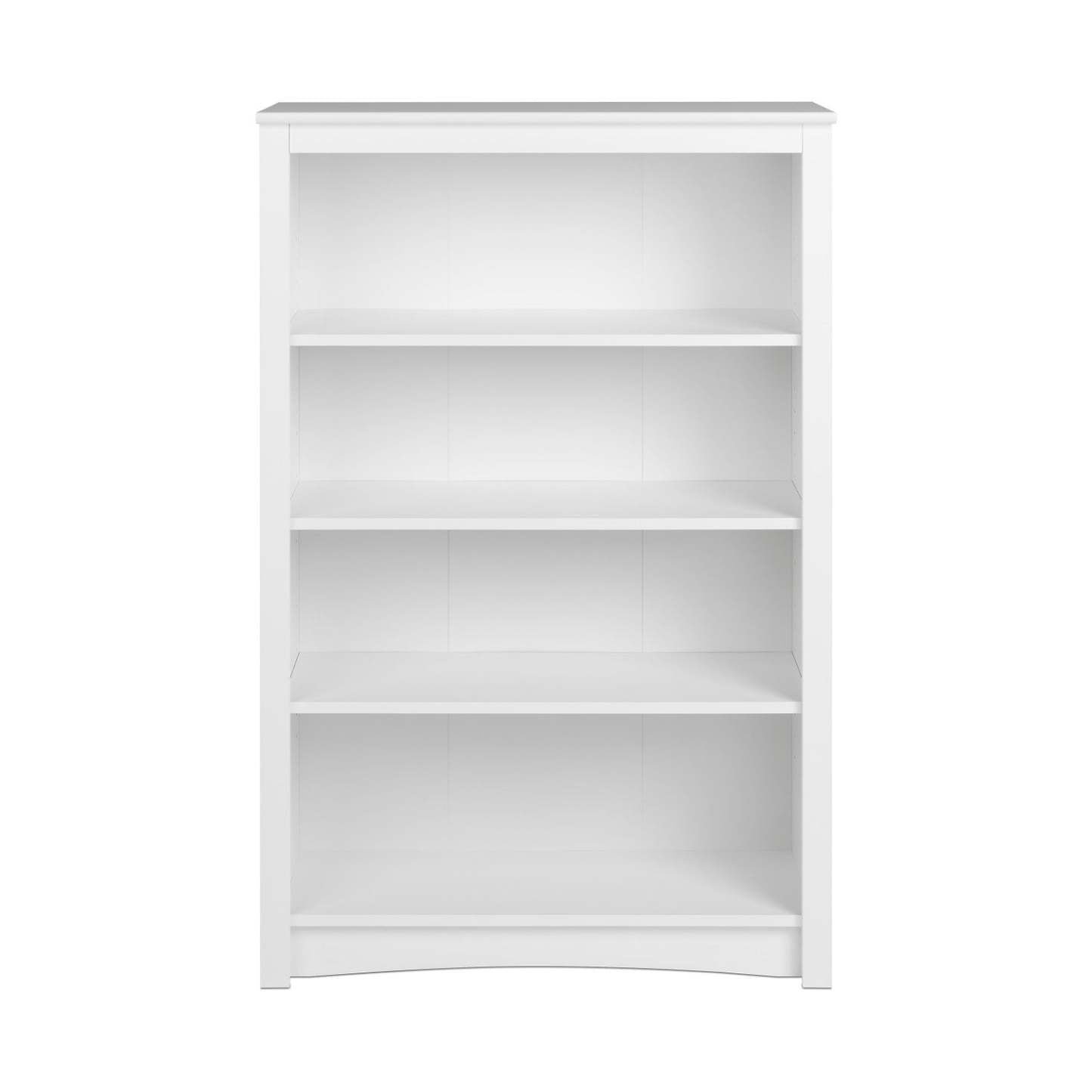 Bibliothèque à quatre étagères - Blanc|Bibliothèque à quatre tablettes - blanche