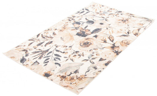 Tapis ivoire Rosette - 8'0 X 10'0 | Carpette Rosette ivoire - 8 pi 0 po x 10 pi 0 po