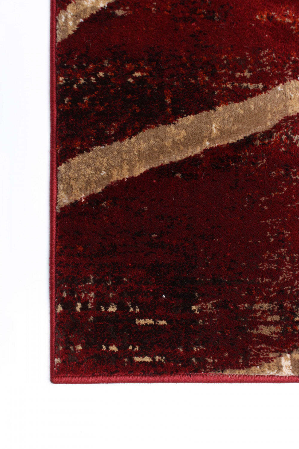 Carpette Cherokee rouge - 5 pi 3 po x 7 pi 3 po