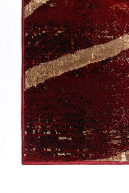 Carpette Cherokee rouge - 5 pi 3 po x 7 pi 3 po