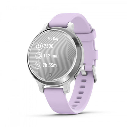 Garmin Lily 2 Active Gps Smartwatch - Surveillance de la fréquence cardiaque, du sommeil et du stress, 9 jours d'autonomie Argent | Montre Connectée Gps Garmin Lily 2 Active - Surveillance de la fréquence cardiaque, du sommeil et du