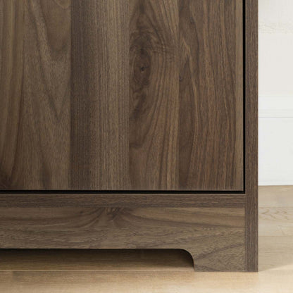 Vietti Meuble bar et rangement pour bouteilles - Noyer naturel | Vietti Bar Cabinet And Bottle Storage - Natural Walnut | D83GXWJH