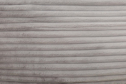 Sealy Kade Corduroy High Density Foam Bean Bag Chair - Grey|Fauteuil poire Kade de Sealy en velours tricoté avec mousse à haute densité - gris