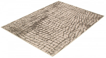 Tapis Sadie Safari Argent-Noir - 7'10 x 10'2|Carpette Sadie Safari argent-noir - 7 pi 10 pox 10 pi 2 po| D28W8TQZ