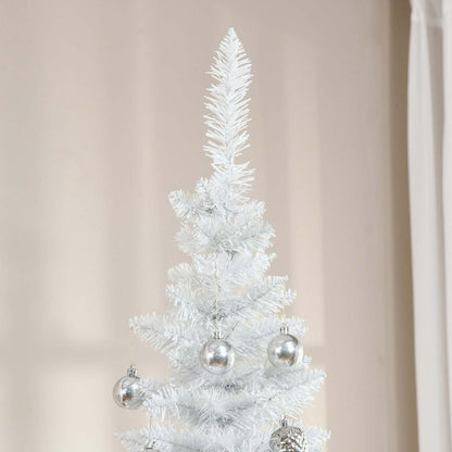 Homcom Arbre De Noël Artificiel Crayon De 7 Pieds Avec Branches Réalistes|Homcom Arbre De Noël Artificiel Mince De 7 Pieds 499 Branches