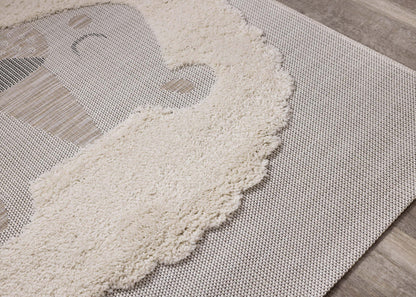 Kids Textured Lion Area Rug - 5'3 x 7'7|Carpette à motif lion texturé pour enfants - 5 pi 3 po x 7 pi 7 po