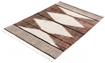 Tapis ivoire Vera Losange – 7'10 x 10'5| Tapis Vera Losange ivoire - 7 pi 10 po x 10 pi 5 po|D86FTW9G