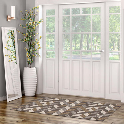 Tapis Bellezza brun foncé 2'2 x 4'0|Carpette Bellezza brun foncé 2 pi 2 po x 4 pi 0 po|D21IDD3H