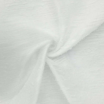 Habitat Boucle White Sheer Grommet Curtain Panel - 52 x 95|Panneau de rideau transparent à œillets Boucle blanc d'Habitat - 52 x 95
