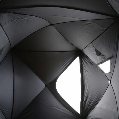 Outsunny 5-8 Personnes Tente Pop-up pour la Pêche sur Glace, Noir|Outsunny Tente De Peche Sur Glace Pour 8 Personnes, Noir