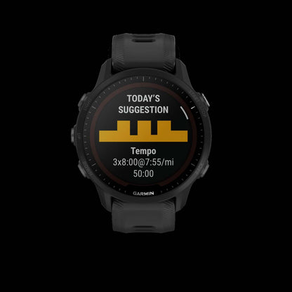 Garmin Forerunner® 955 Solar Elite Montre Gps Intelligente - Suivi De La Santé, Lentille De Charge S