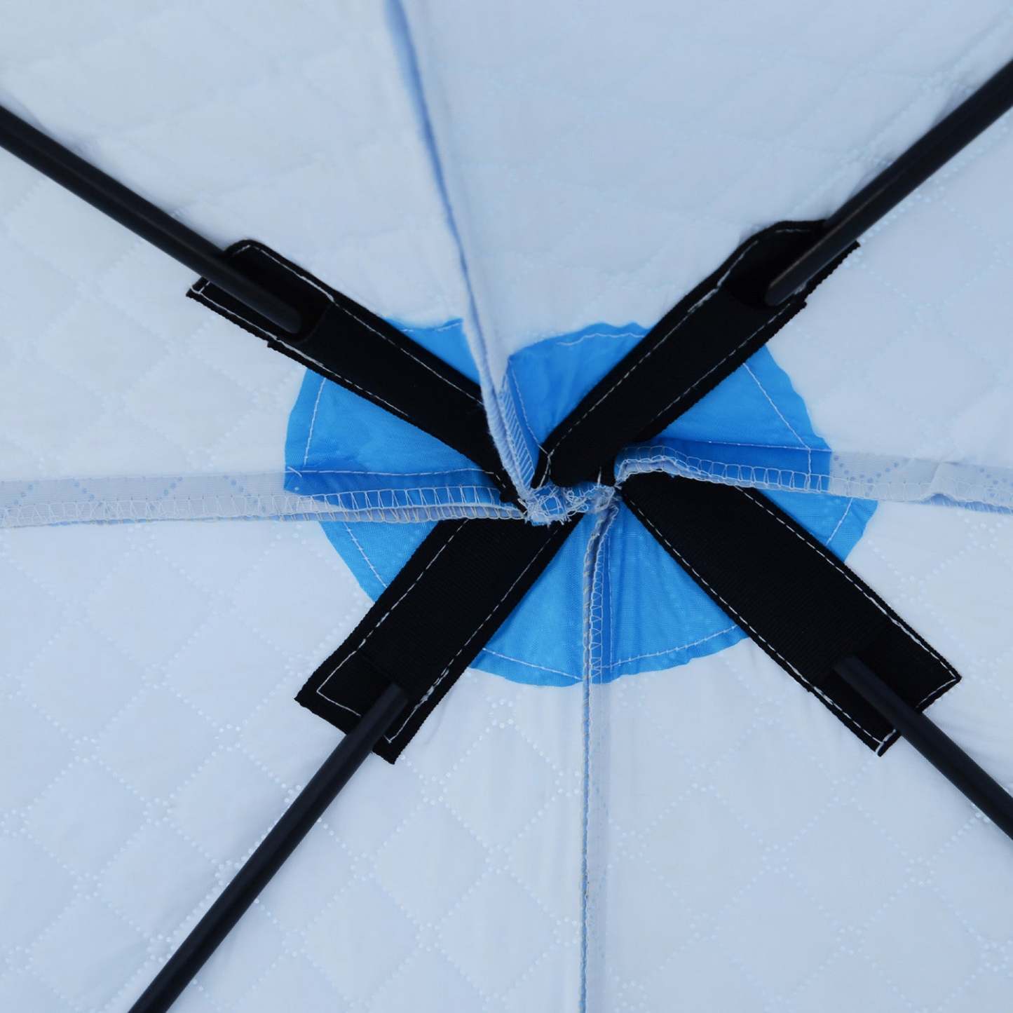 Outsunny Tente De Pêche Sur Glace Pour 8 Personnes, Abri De Pêche Sur Glace Isolé Avec Fenêtres De Ventilation, D