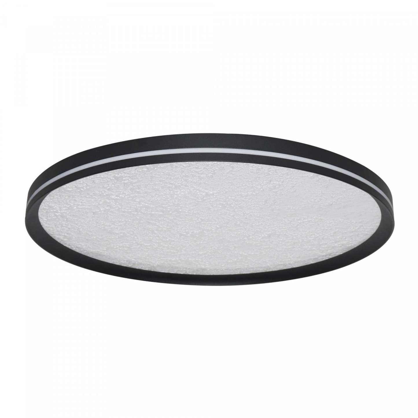 Luna Integrated Led Flush Mount 12, Black Lamp | Plafonnier Semi-encastre A Del Integrees Luna De 12 po, Noir