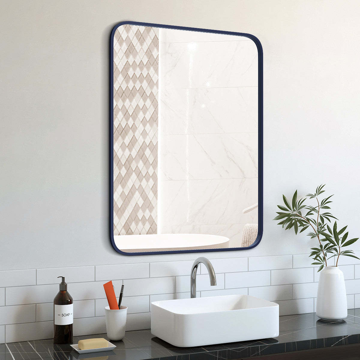 Miroir Tuckerson Blue 40|Miroir Tuckerson de 40 po bleu