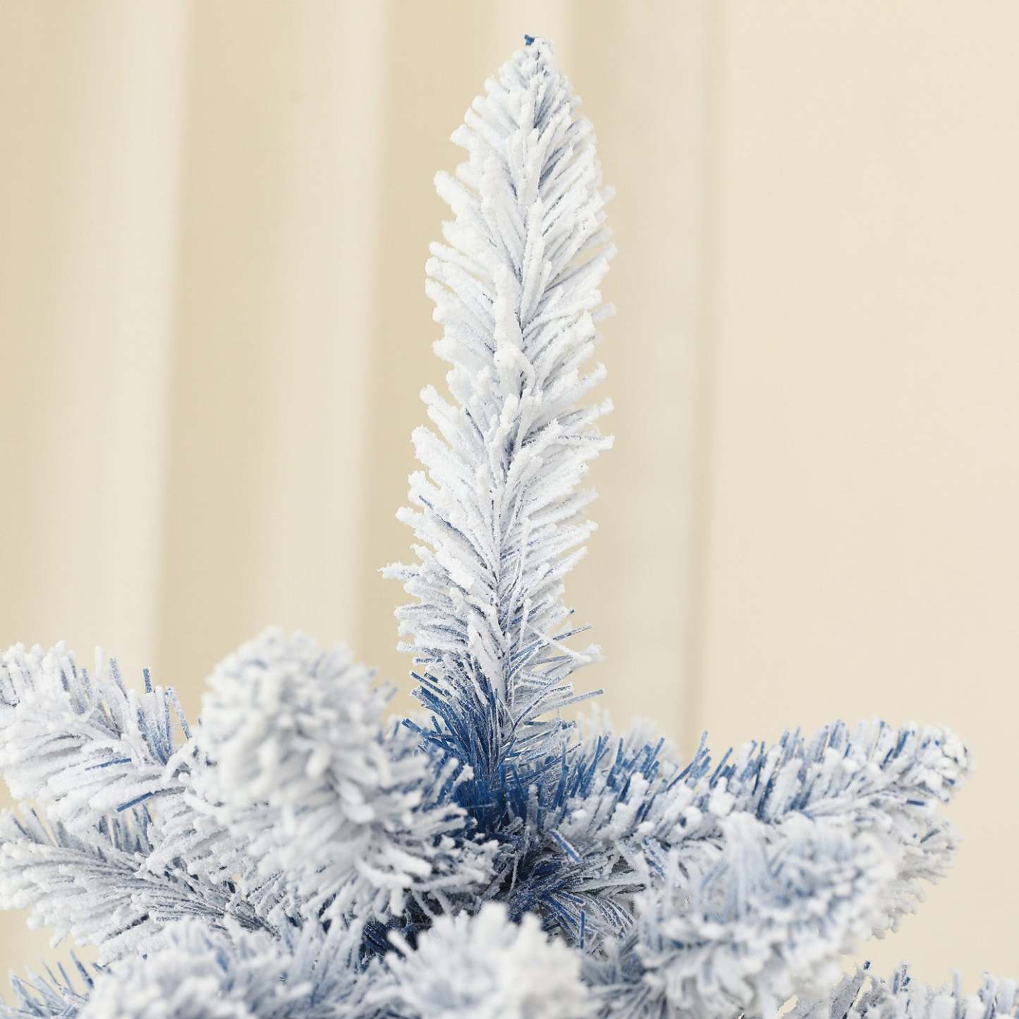 Homcom Arbre De Noël Artificiel De 5 Pi Avec Branches Floconnées De Neige, Charnière|Homcom Arbre De Noël Artificiel De 5 Pi Avec Branches Floconnées De Neige