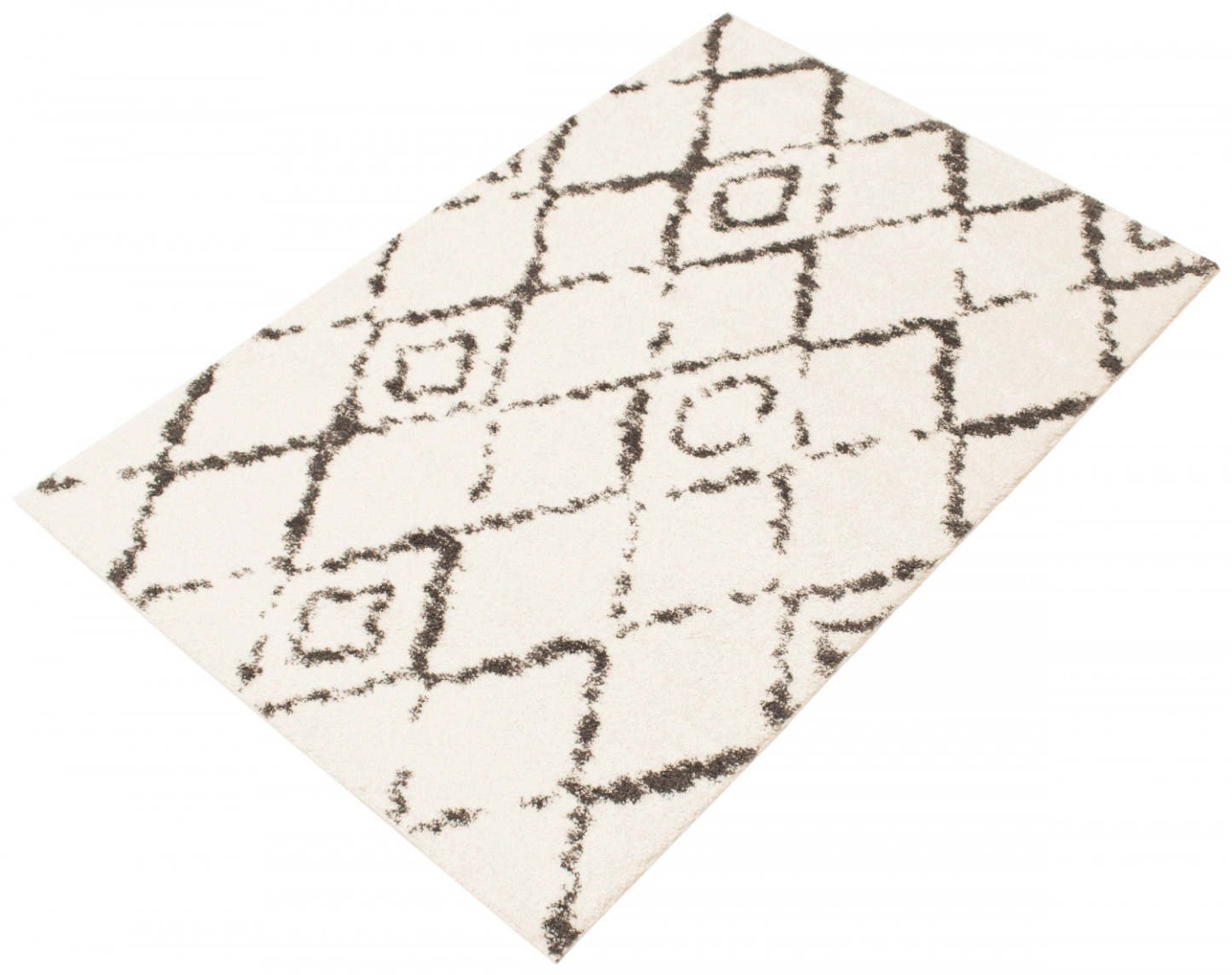 Serafina Ivory Shag 3'11 x 6'0 Area Rug|Carpette à poil long Serafina ivoire 3 pi 11 po x 6 pi 0 po|D86F2ZM6