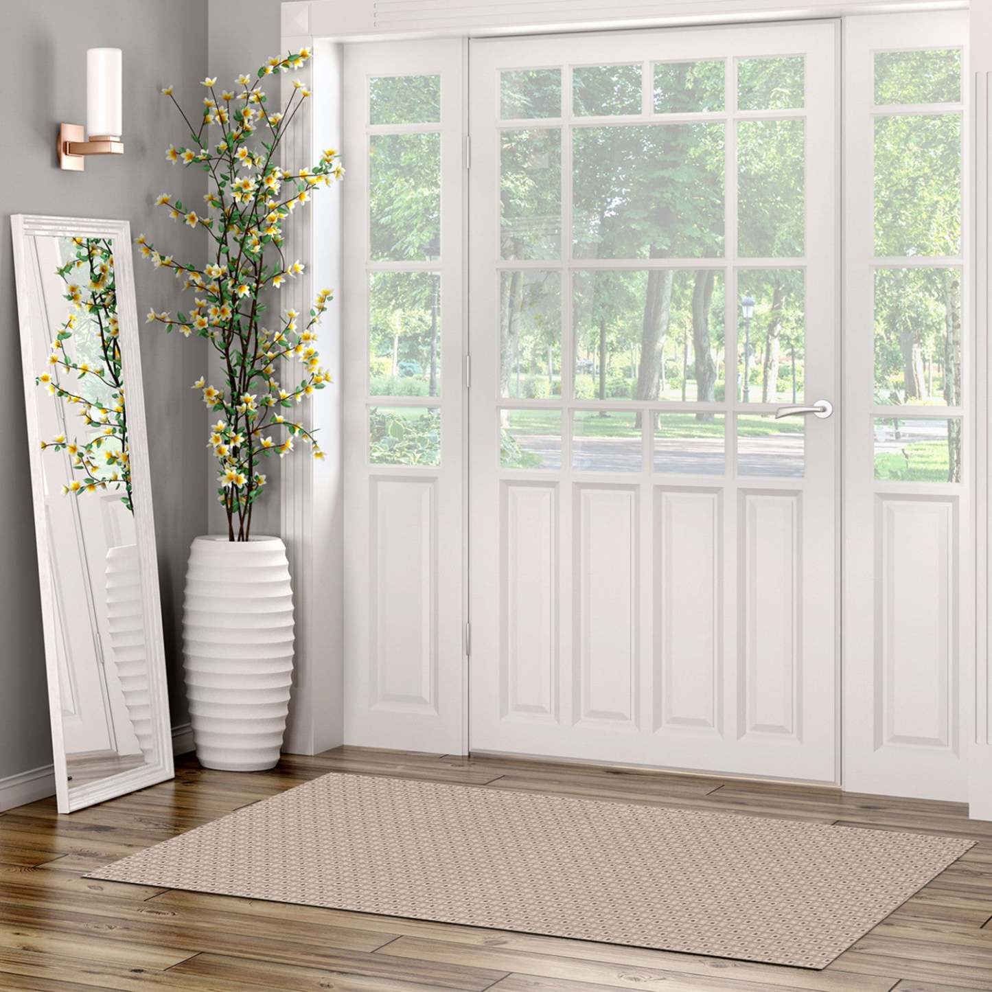 Carpette Bellezza taupe 2'2 x 3'0 - Ensemble de 2|Carpette Bellezza taupe 2 pi 2 po x 3 pi 0 po - D21P8WL3