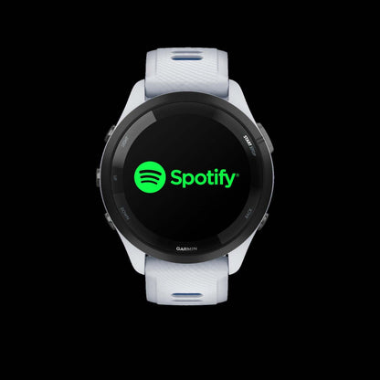 Garmin Forerunner® 265 Montre Gps Intelligente - Suivi De Fitness Avec Gps Multi-bande - Pierre Blanche