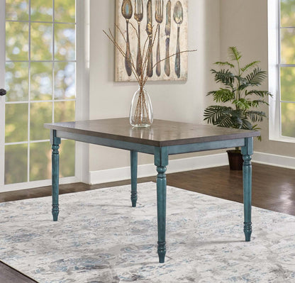 Willow Dining Table - Sarcelle|Table de salle à manger Willow - bleu sarcelle