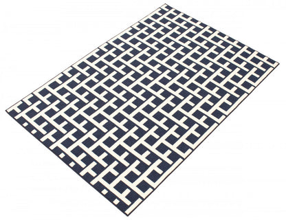 Brangane Blue 3'11 x 5'7 Area Rug|Tapis Brangane bleu 3 pi 11 po x 5 pi 7 po|D86F1QRM