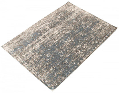 Tapis Dayna Bleu, Gris 6'7 X 9'6 Tapis|Carpette Dayna bleuegrise 6 pi 7 po x 9 pi 6 po
