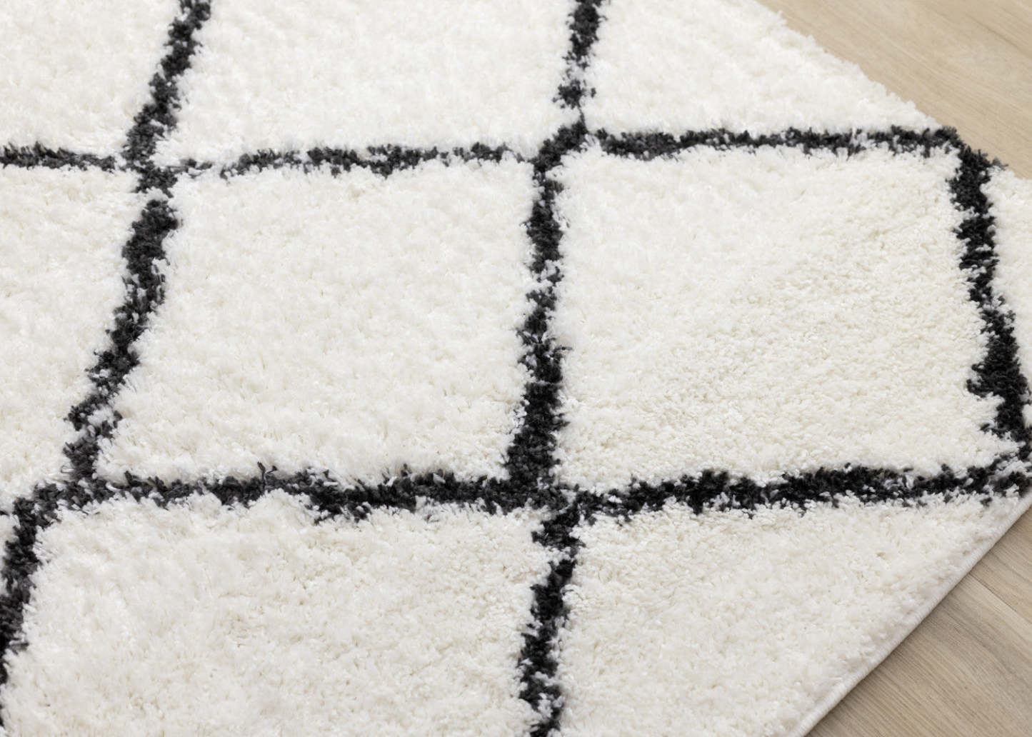 Carpette Taylor à motif de treillis pour l'intérieur - 5 pi 3 po x 7 pi 7 po