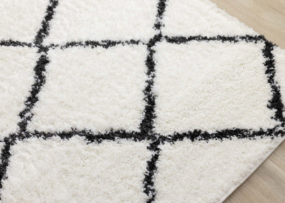 Carpette Taylor à motif de treillis pour l'intérieur - 5 pi 3 po x 7 pi 7 po