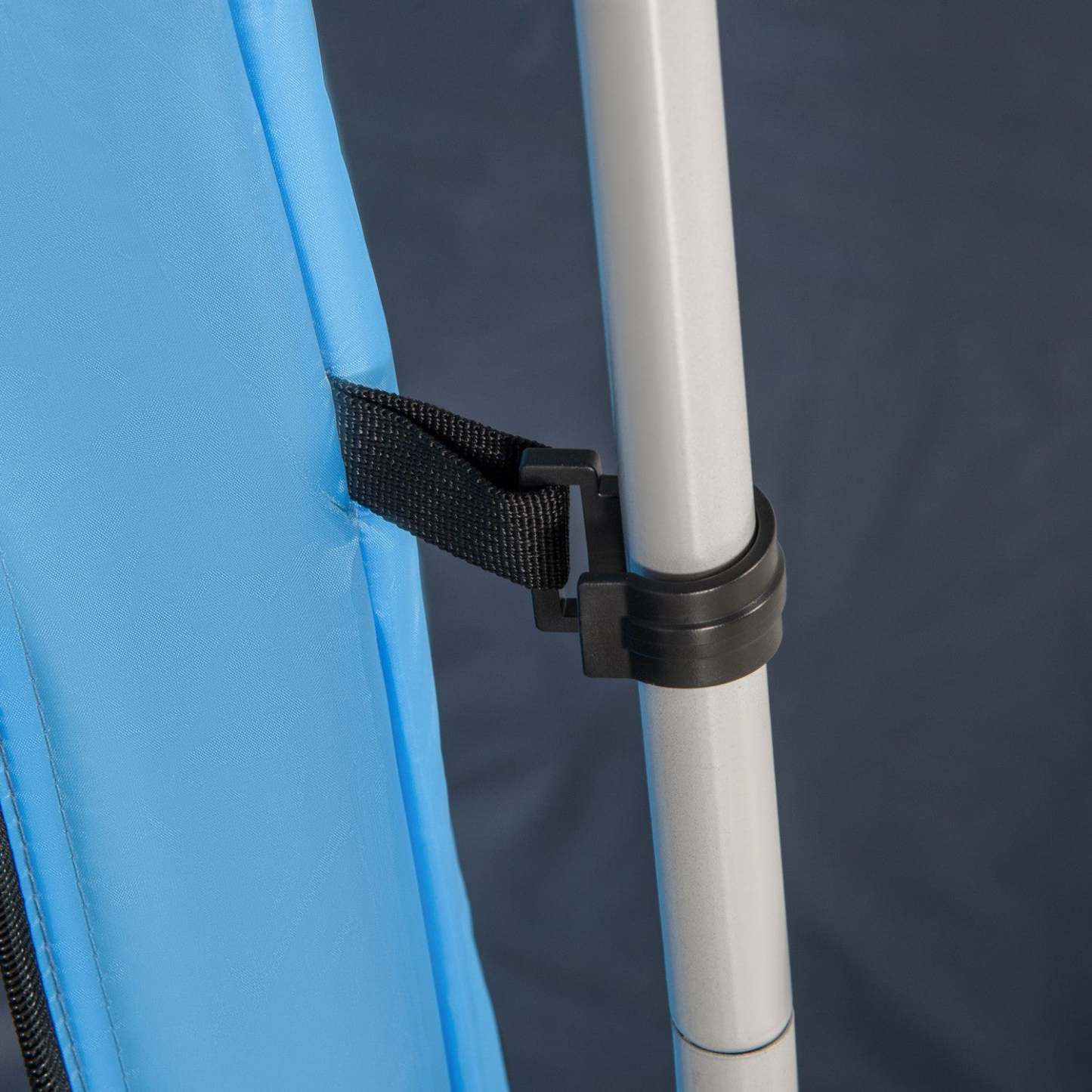 Outsunny Tente de Camping Tente Familiale 4-8 Personnes Avec 2 Chambres et Fenêtres en Maille