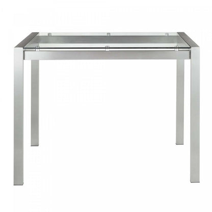 LumiSource Fuji Glass Contemporary Counter-Height Dining Table|Table de salle à manger contemporaine Fuji de hauteur comptoir en verre