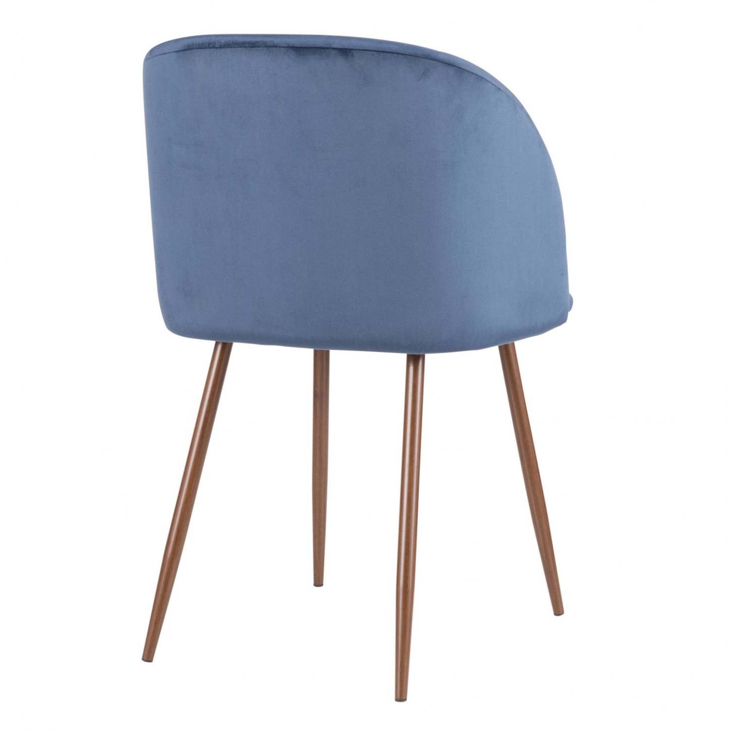 LumiSourceFran Blue Velvet Contemporary Dining Chair - Set of 2|Chaise de salle à manger contemporaine Fran en velours bleu - ensemble de 2