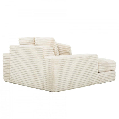 Chaise longue en mousse Sealy 68 Snug - Beige | Fauteuil long Snug de Sealy de 68 po avec mousse - beige