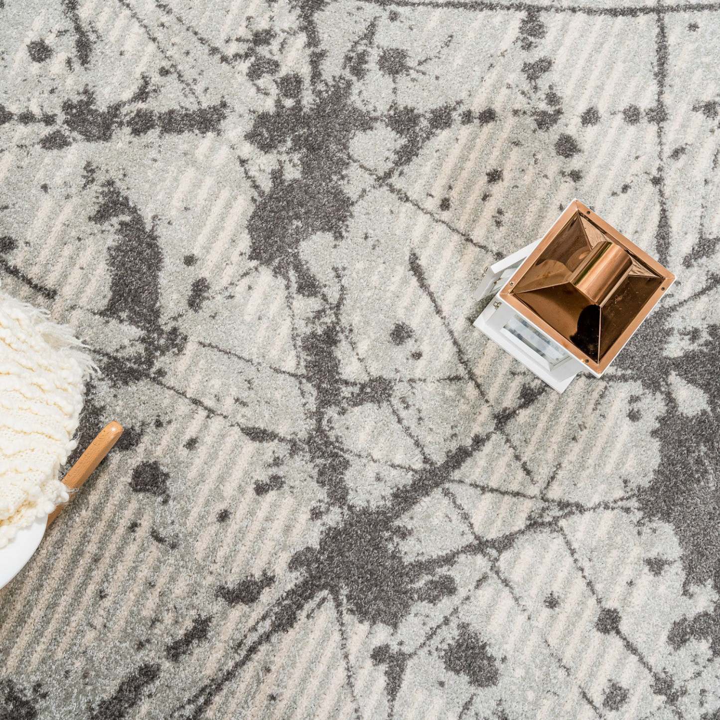 Tapis Roma Splash Gris 5x8 | Carpette Roma Splash grise 5 x 8 | D80GVXRL