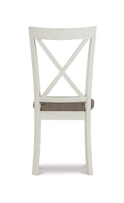 Jane Fabric Taupe Dining Chair - Ensemble de 2|Chaise de salle à manger Jane en tissu taupe - ensemble de 2