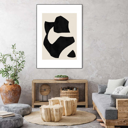 Untilted Canvas Framed Black 18x24 Wall Art|Œuvre d'art murale sur toile encadrée noire « Untilted » 18 x 24