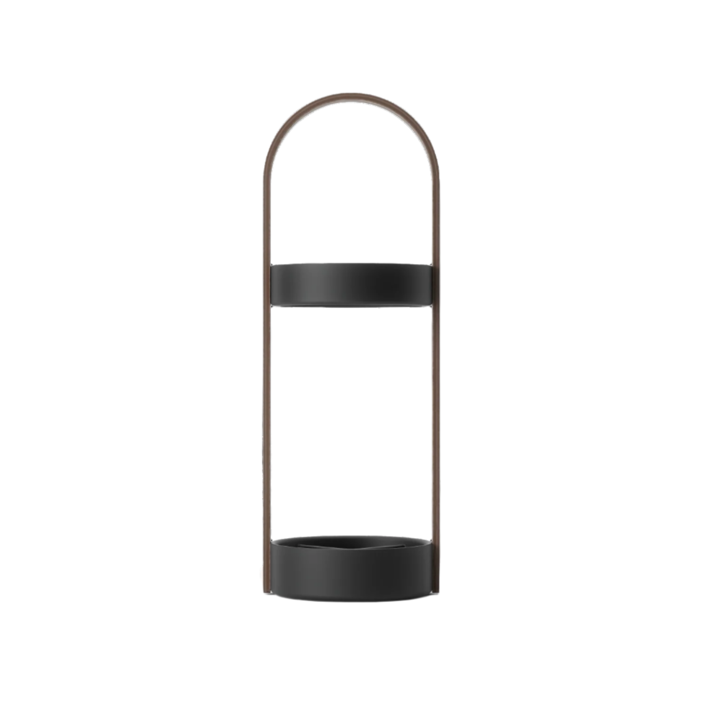 Umbra Modern Steel Bellwood Umbrella Stand - Black and Walnut|Support à parapluie moderne Bellwood de Umbra en acier - noir et noyer