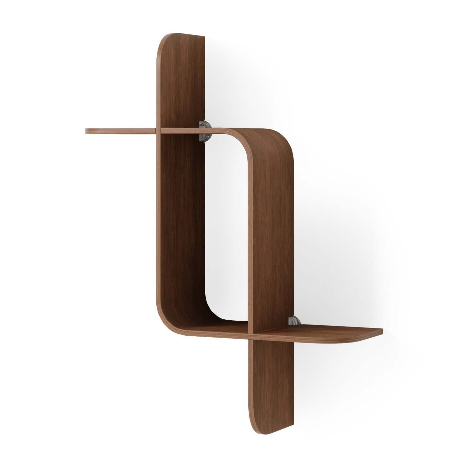 Umbra Modern Wood Montage Wall Shelf - Light Walnut|Tablette murale moderne Montage de Umbra en bois - noyer clair