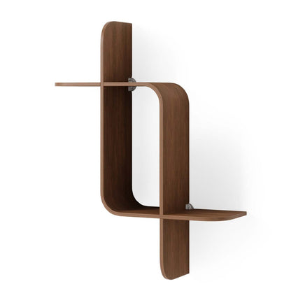 Umbra Modern Wood Montage Wall Shelf - Light Walnut|Tablette murale moderne Montage de Umbra en bois - noyer clair
