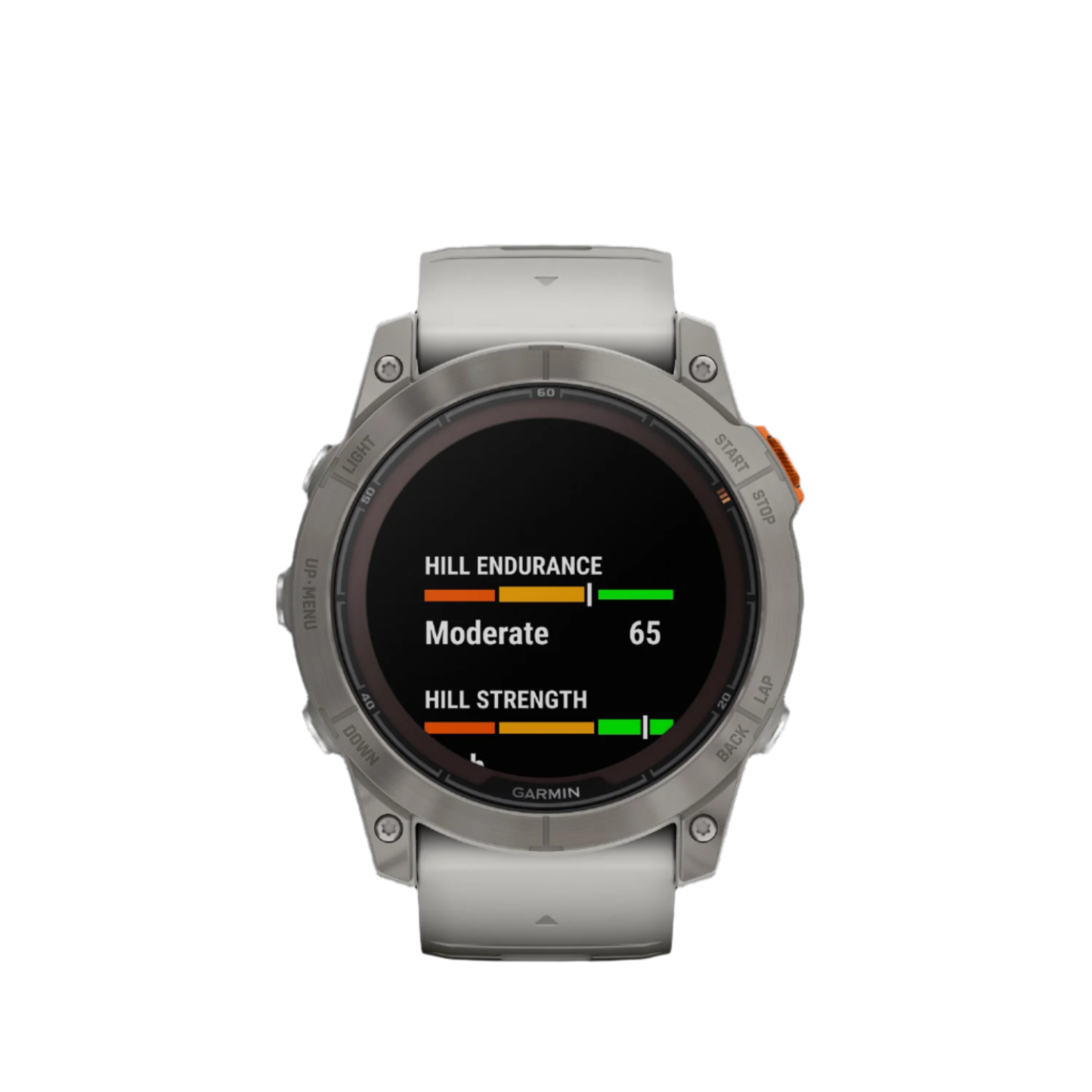 Garmin Fenix® 7x Pro Gps Smartwatch - Suivi De La Santé Avec Chargement Solaire, 51 Mm - Titane/orange