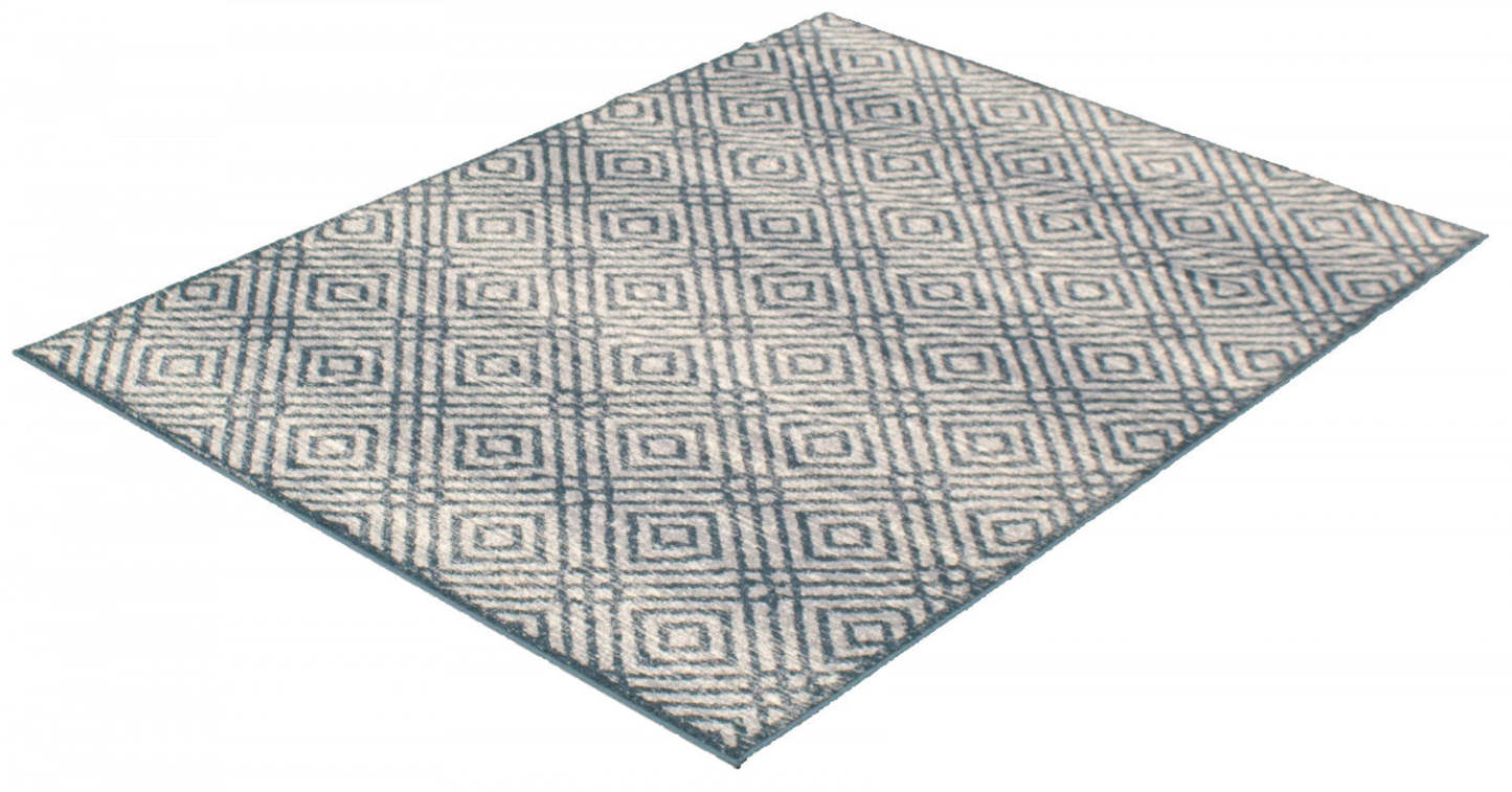 Tapis Electra Prol-Silver - 5'3 x 7'3|Carpette Electra couleur pétrole-argent - 5'3 x 7'3| D2C9V3FC