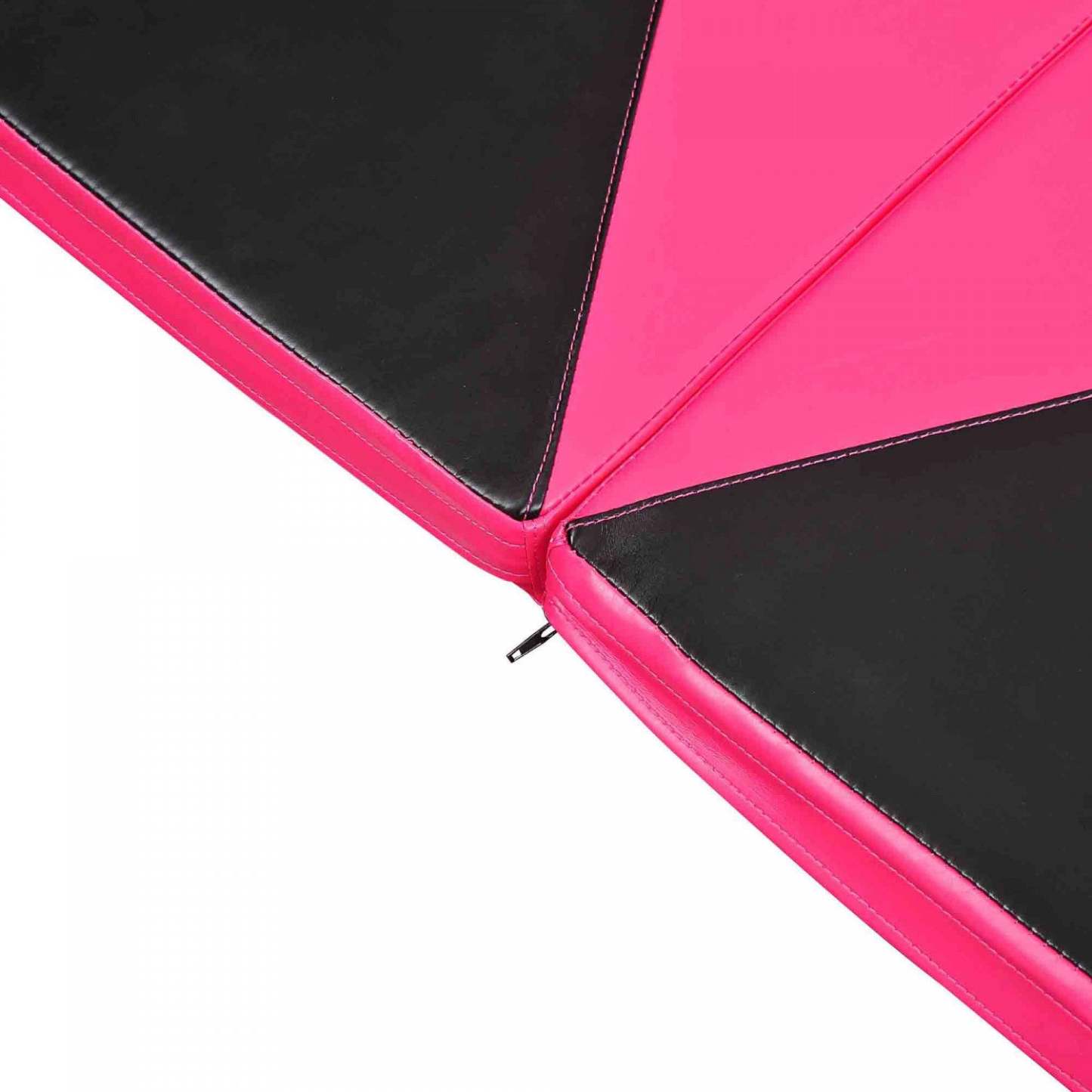 Soozier 4ftx10ftx2inch Pu Leather Gymnastics Tumbling Gym Mat Arts Folding Yoga Exercise Pad 4 Panel|Soozier Tapis De Gymnastique Pliable 10,2 X 25,4 X 5,1 Cm, Tapis D'exercice Avec Poignees De Transpo