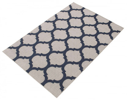 Tapis Sophie Gris-Marine - 5'3 x 7'7|Carpette Sophie grisebleu marine - 5 pi 3 po x 7 pi 7 po|D86FRFMI