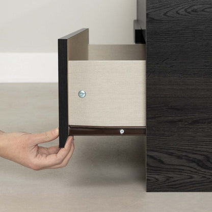 Fynn Storage Bed And Bookcase Headboard Set Gray Oak - South Shore Twin Bed