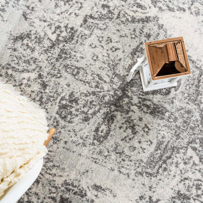 Tapis Roma Medallion Gris 5x8 | Carpette Roma Medallion grise 5 x 8 | D80GGSSK