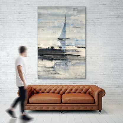 Œuvre d'art murale géante « Sailing » 72 x 48