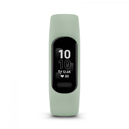 Garmin Vivosmart® 5 Montre Connectée Gps - Suivi D'activité Avec Boîtier Noir Et Bracelet En Silicone Cool Mint