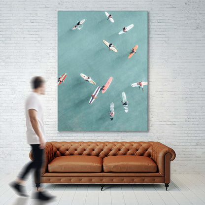 Surfers Ii Giant Art 72x54 Wall Art|Œuvre d'art murale Giant Art « Surfers Ii » 72 x 54
